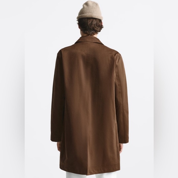 NWT ZARA Technical Trench Coat. - Picture 3 of 16